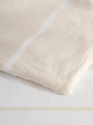 Sand Stripe | Cotton Bamboo | Chambray | Comforter