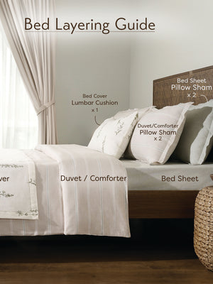 Wildflower | Cotton | Cord Rib | Bed Cover