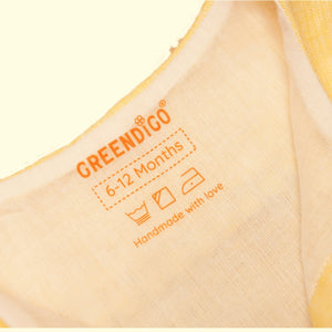 Baby Girl Yellow Linen Frock