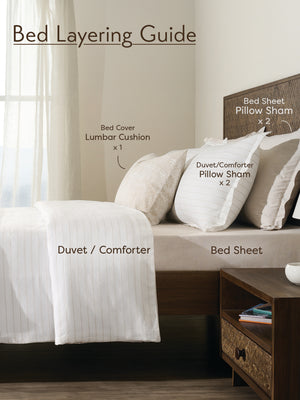 Antique Lace Birch | Cotton Bamboo | Jacquard | Bed Cover