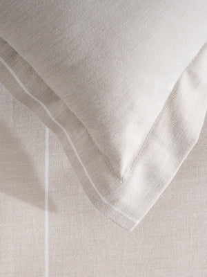Feather Pin Pair | Cotton Bamboo | Chambray | Comforter