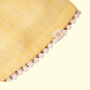Baby Girl Yellow Linen Frock