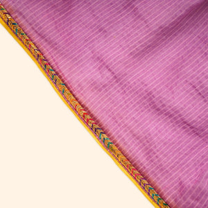 Baby Girl Purple Printed Cotton Lehenga Choli - Set of 2