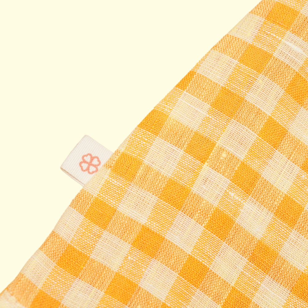 Baby Girl Yellow Linen Romper