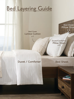 Birch Raindrop | Cotton Bamboo | Dobby | Comforter