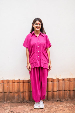 Pink Shirt Kaftan