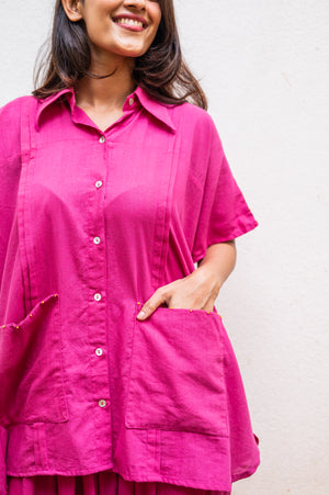 Pink Shirt Kaftan