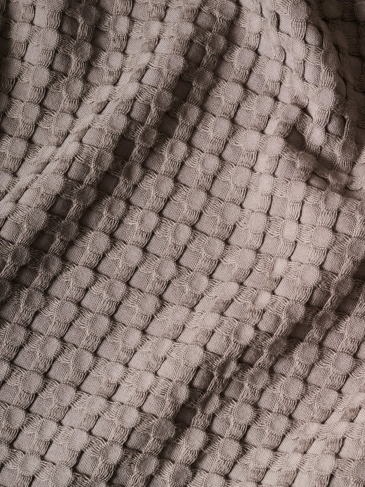 Honeycomb | Cotton Bamboo | Waffle | XL Bath Towel | Ash