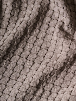 Honeycomb | Cotton Bamboo | Waffle | XL Bath Towel | Ash