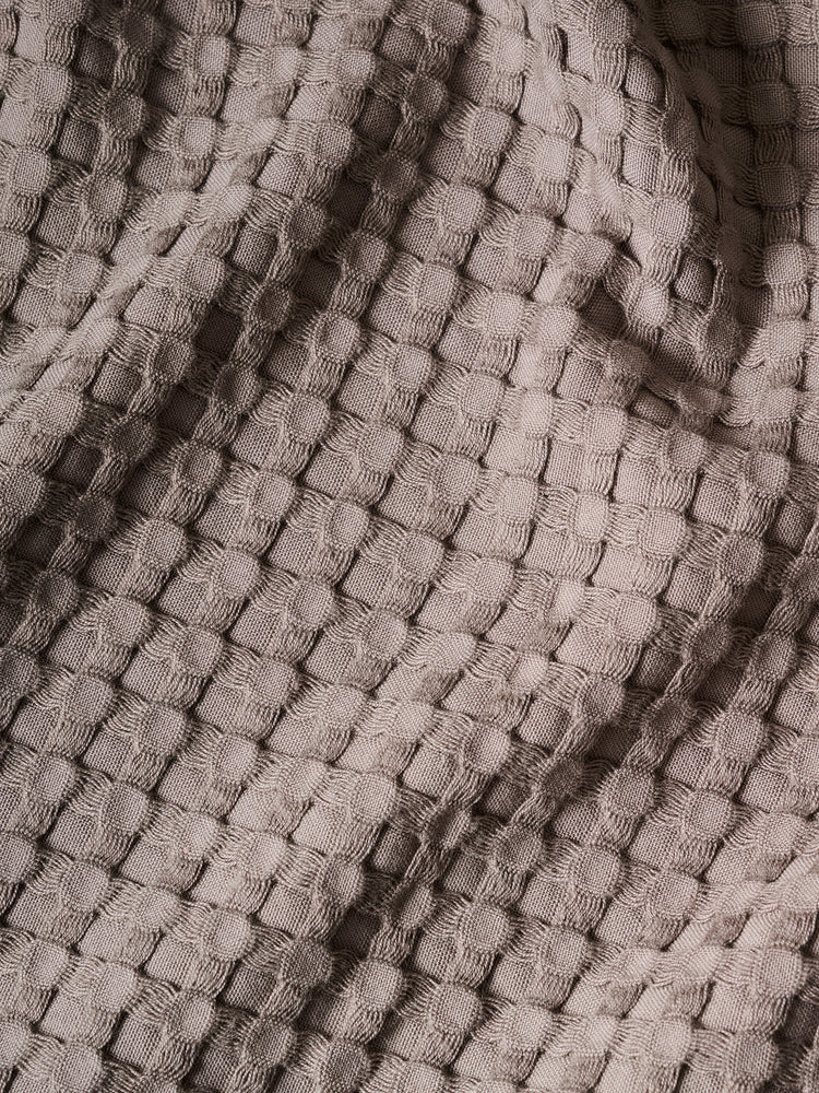 Honeycomb | Cotton Bamboo | Waffle | Bath Towel  |Ash