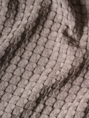 Honeycomb | Cotton Bamboo | Waffle | Bath Towel  |Ash