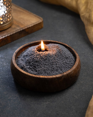 Candle Sand Wax - Charcoal Black