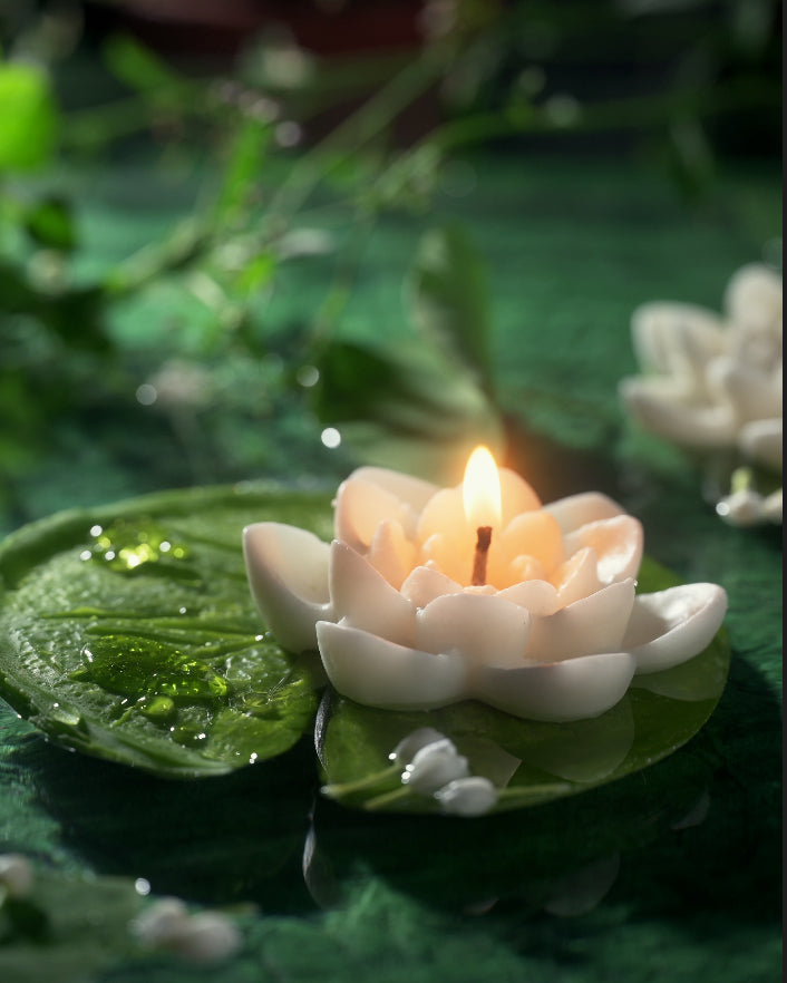 Lotus Leaf Candle