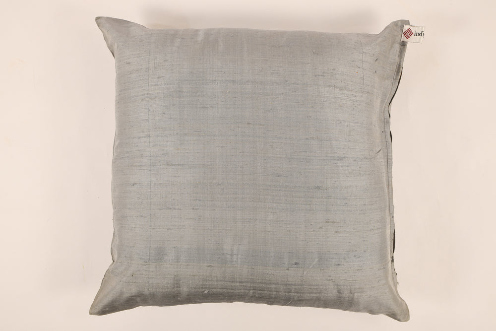 Silk Cushion Cover in Dusty Blue - Set of 2