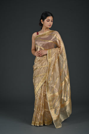 Gold Tissue Saree