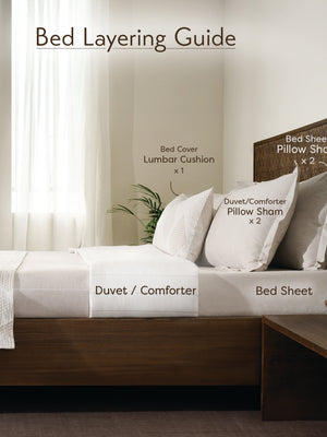 Platinum Pearl | Cotton Linen | Jacquard | Bed Cover