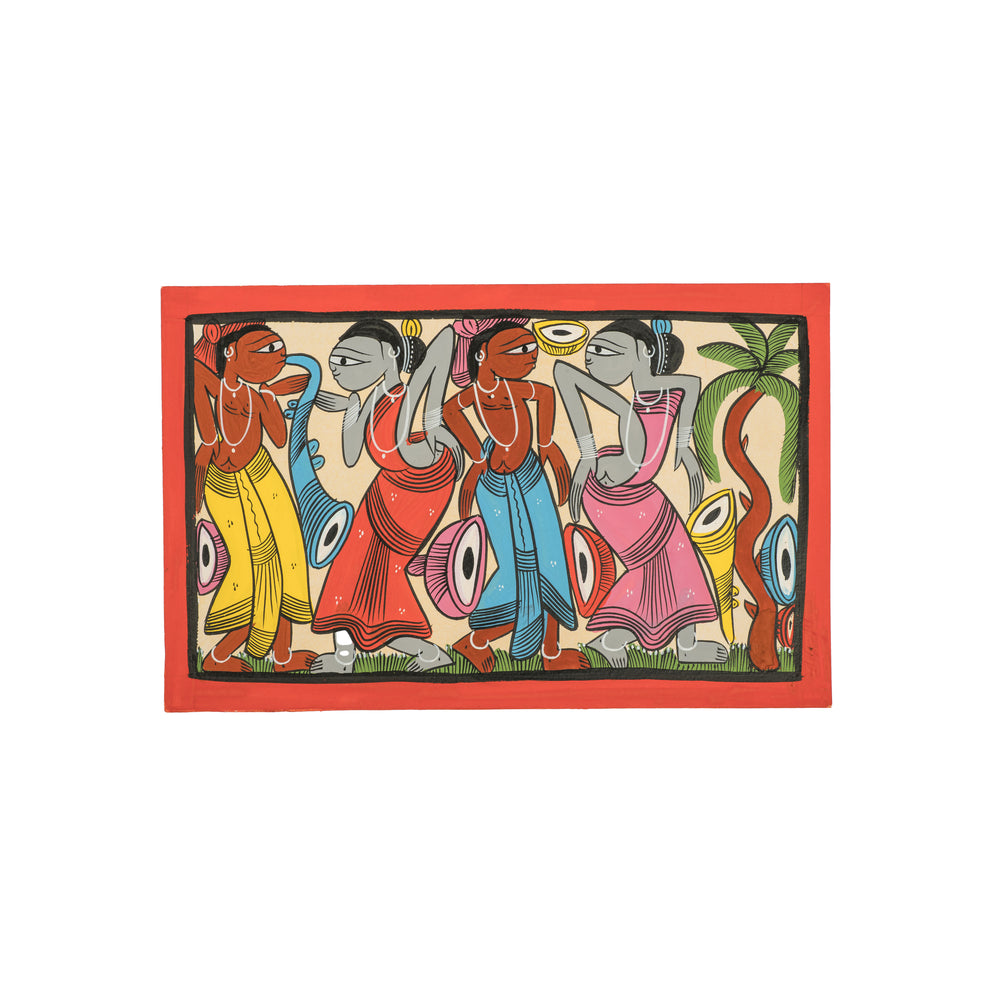 
                
                    Load image into Gallery viewer, BENGAL PATTACHITRA - DANCE TO MY TUNE
                
            