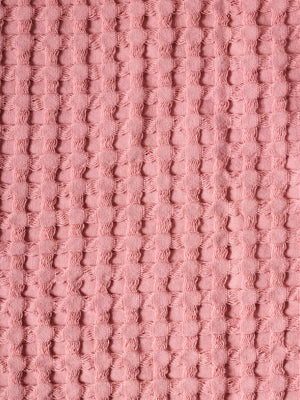 Chalk | Cotton | Waffle | Bath Towel | Dusty Pink