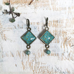 Hanging Earrings with Bead - Shirkha Naqashi Kashmir