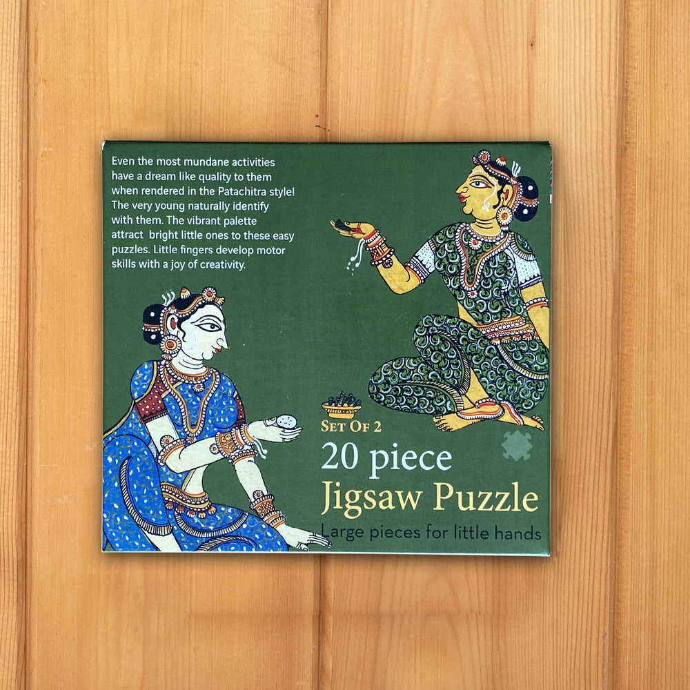 Jigsaw Puzzle 20 Pieces  - Patachitra Women