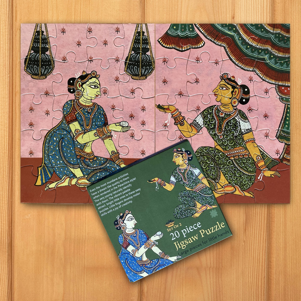 Jigsaw Puzzle 20 Pieces  - Patachitra Women