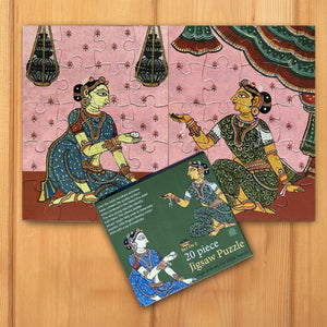 Jigsaw Puzzle 20 Pieces Patachitra Women