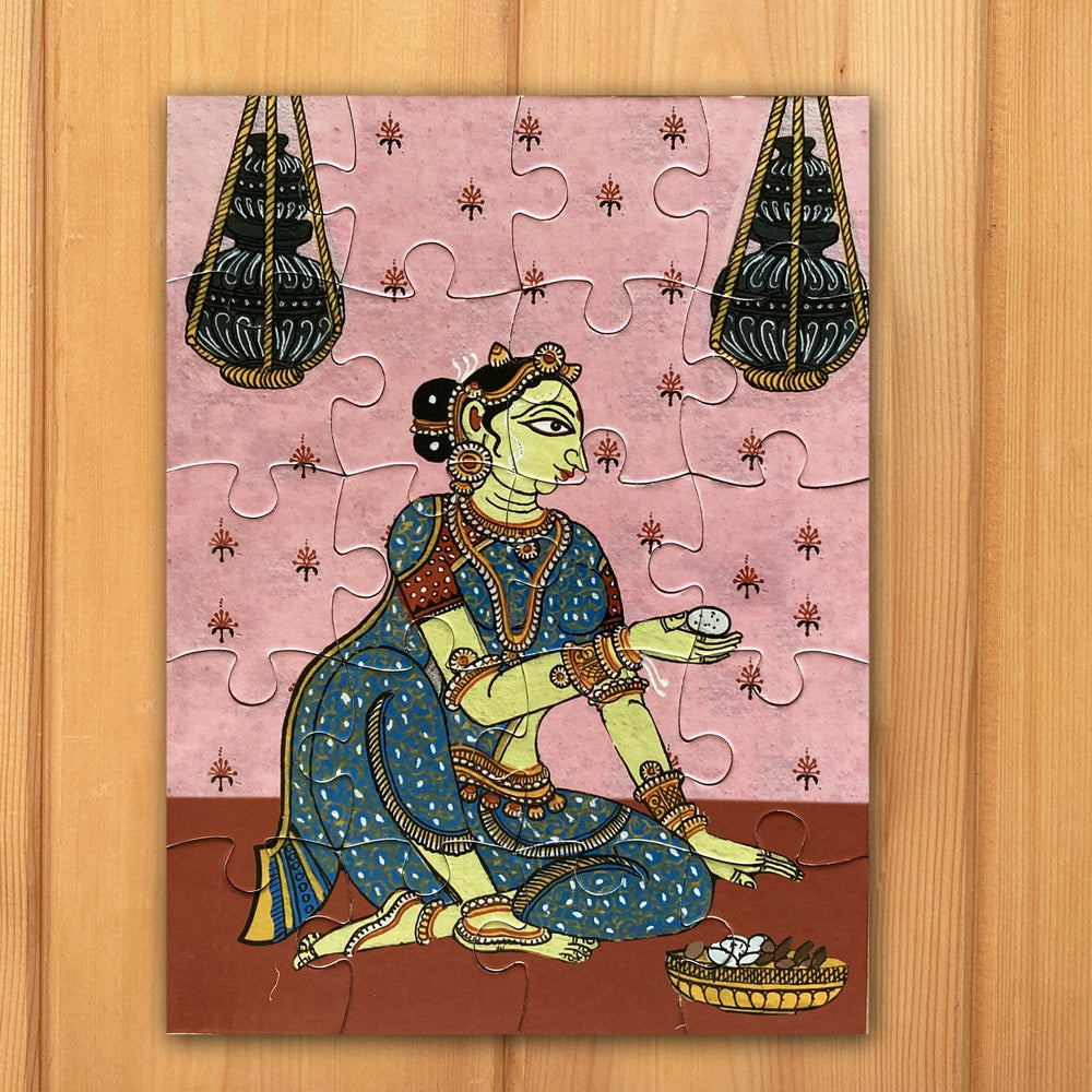 Jigsaw Puzzle 20 Pieces  - Patachitra Women