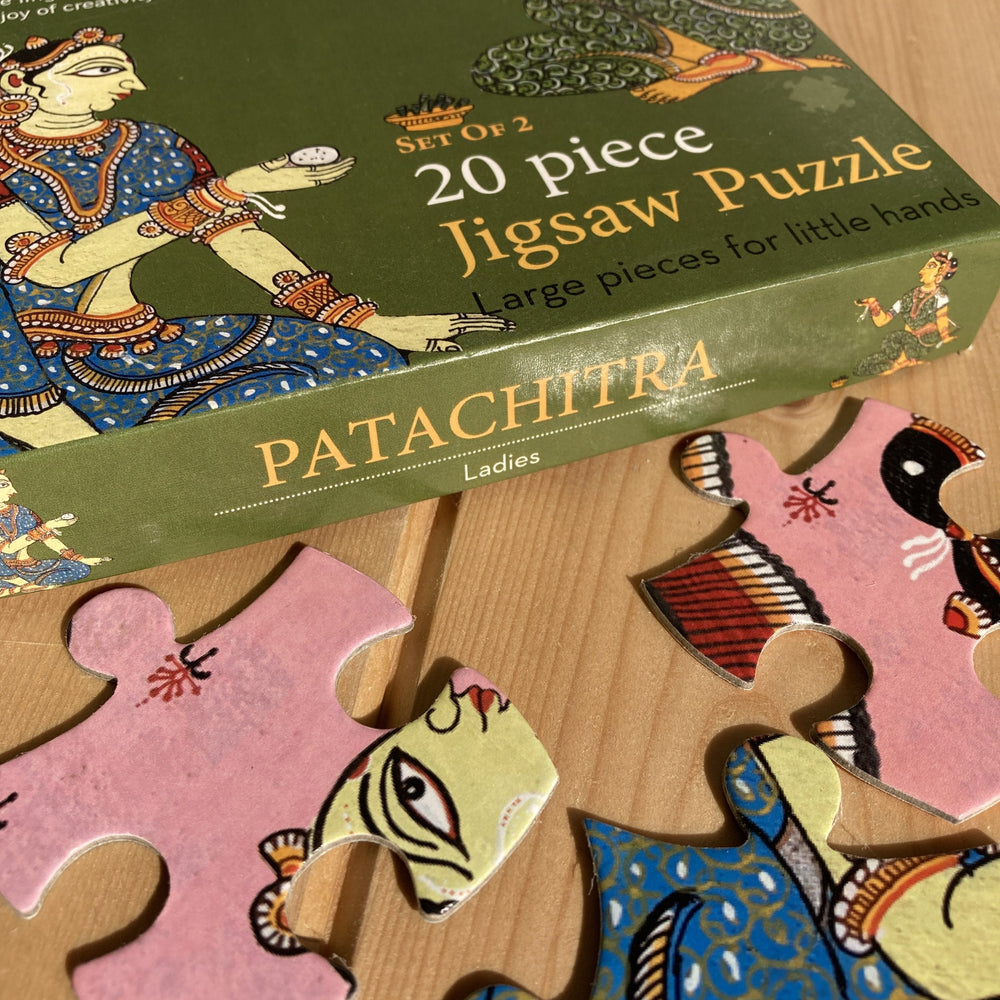 Jigsaw Puzzle 20 Pieces  - Patachitra Women