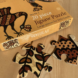 Jigsaw Puzzle 20 Pieces  - Sohrai Birds