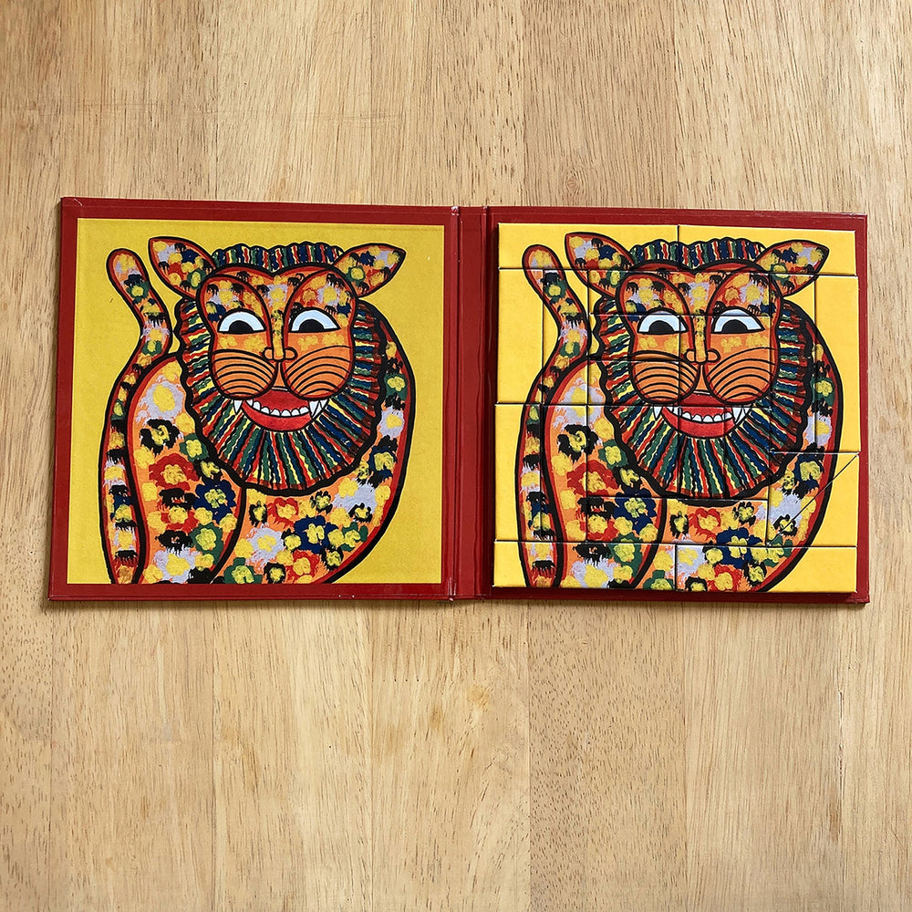 Magnetic Puzzle - Kalighat Pat Lion