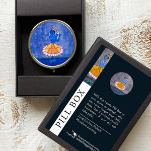 Pill Box Round - Krishna