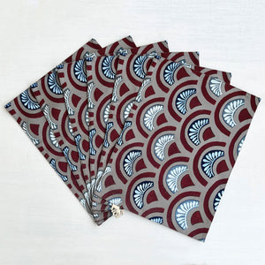 Place Mats - Mandana - Maroon