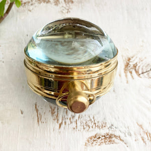 Paper Weight Clock - Amer Fort, Painted Medallion