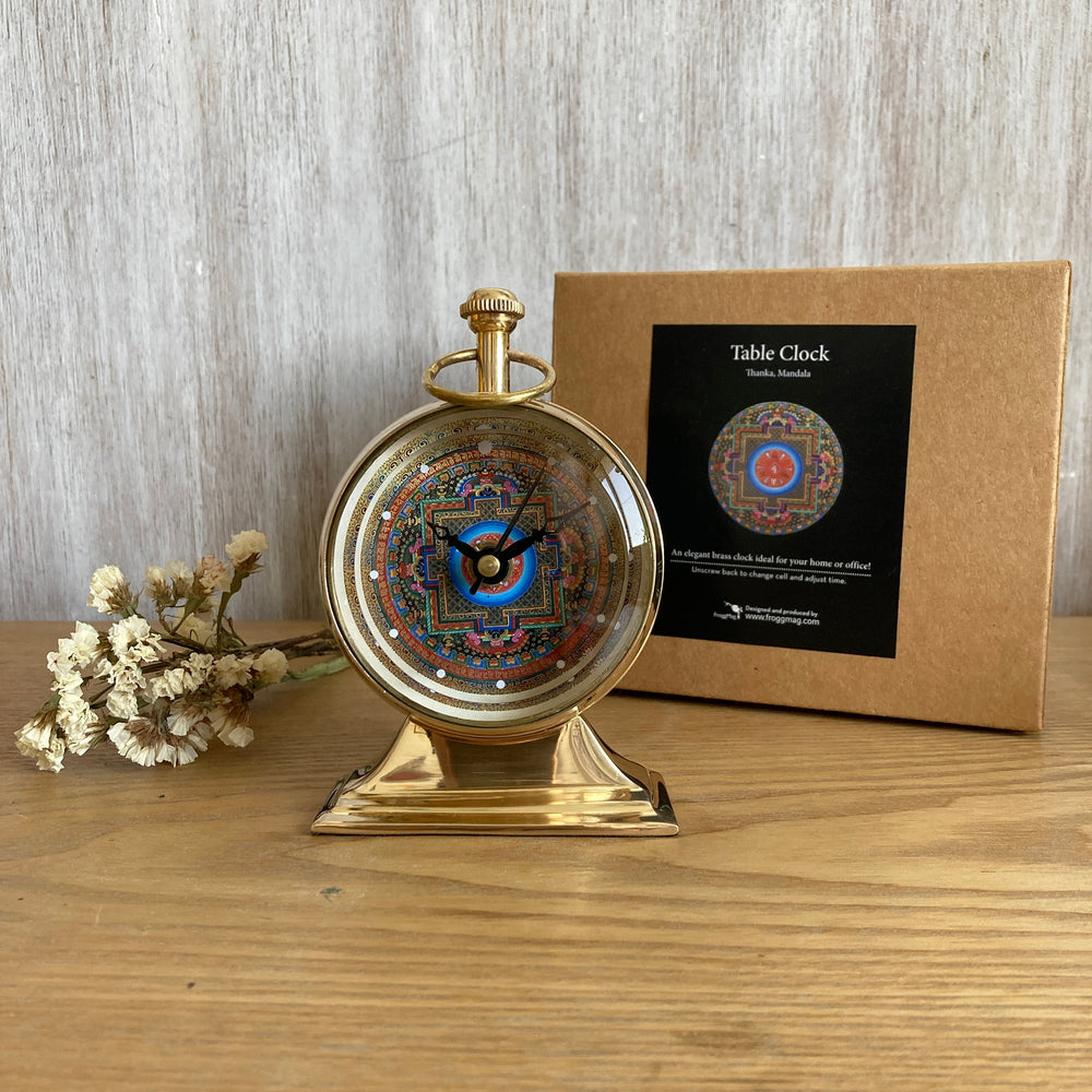 Table Clock - Thanka Mandala