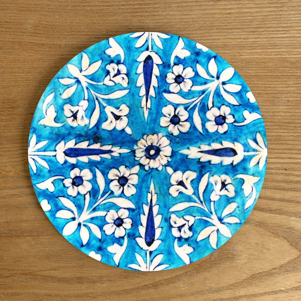 Trivet, round - Blue Pottery