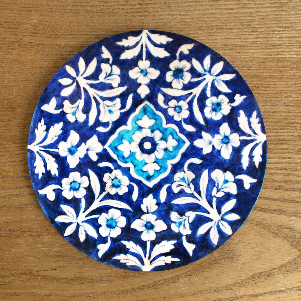 Trivet, round - Blue Pottery