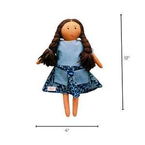 Single Doll - Nilah Low Waist Dress, Multi, Cotton Fabric Garment