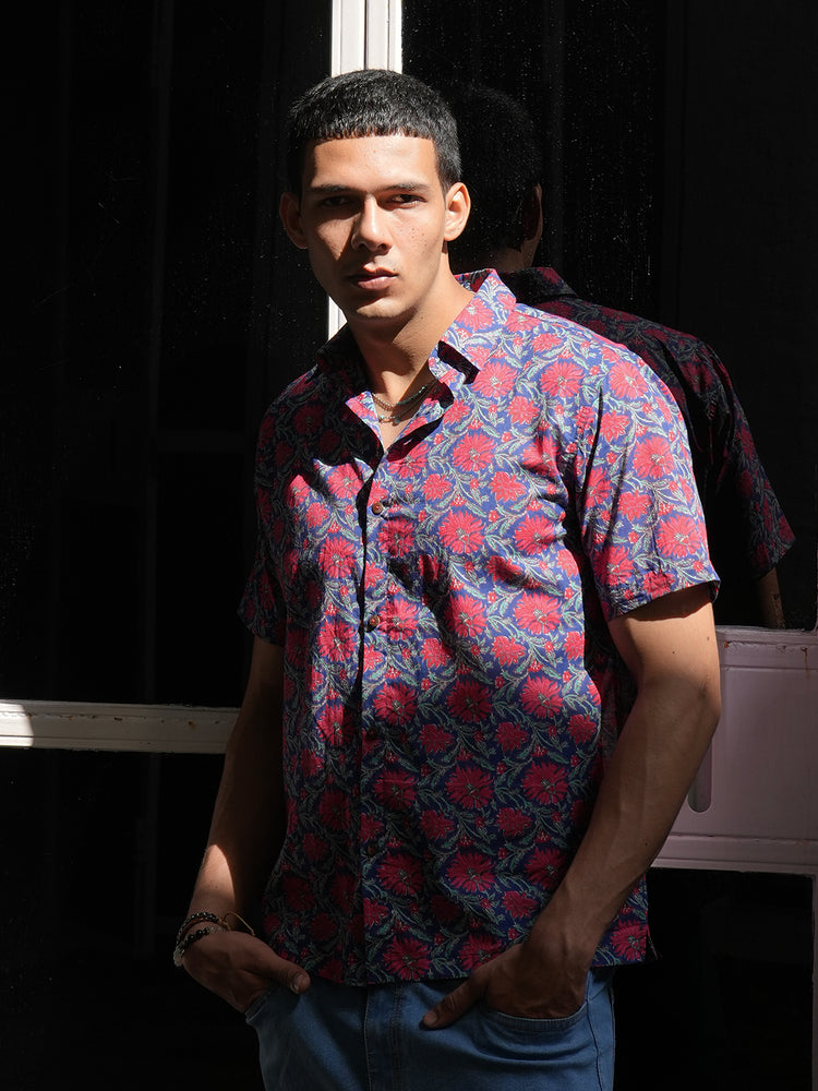 Moroccan Blossom Printed Shirt