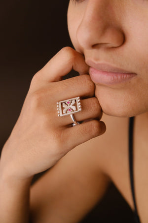 CHARKONA SILVER RING