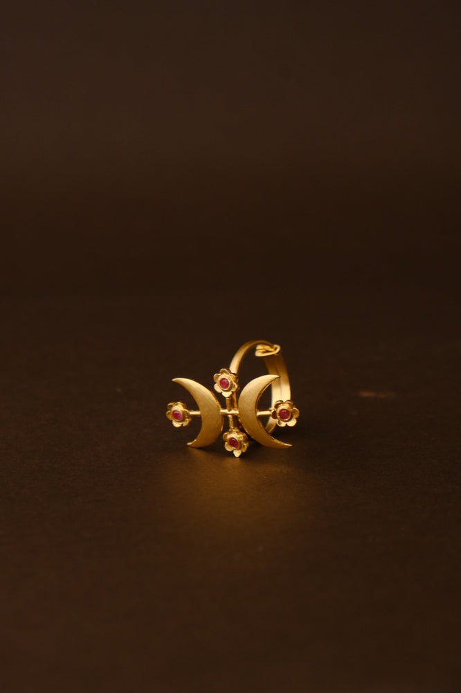 EYE OF THE MOON RING GOLD