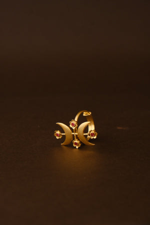 EYE OF THE MOON RING GOLD