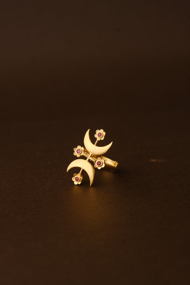 EYE OF THE MOON RING GOLD