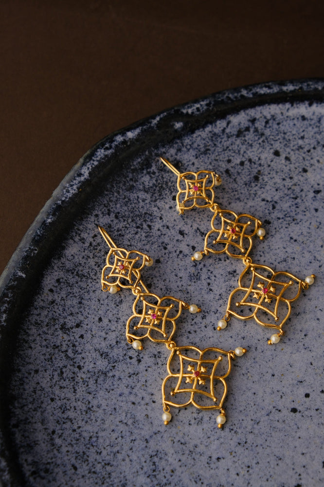 MUKTO BRISHTI EARRINGS GOLD
