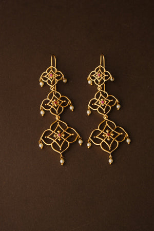 MUKTO BRISHTI EARRINGS GOLD
