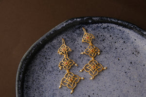 MUKTO BRISHTI EARRINGS GOLD