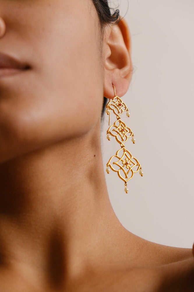 MUKTO BRISHTI EARRINGS GOLD