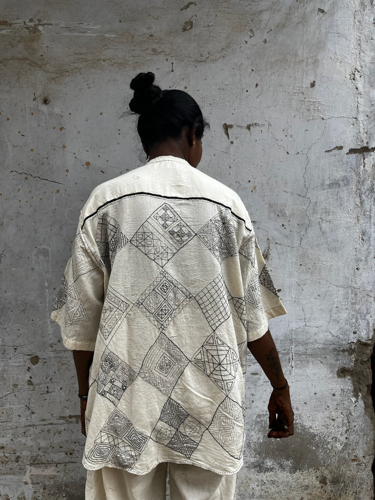 UNISEX SHIRT LAMBADI SQUARES