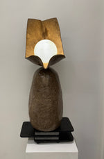Chandralok Lamp with Wooden Base