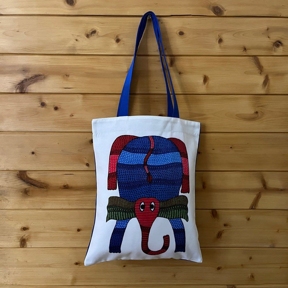 Tote Bag, Gond Elephant