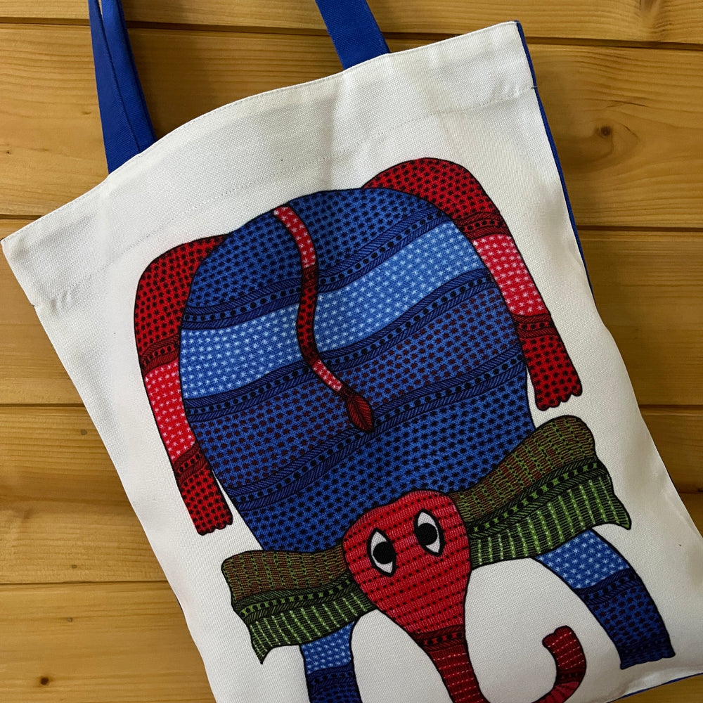 Tote Bag, Gond Elephant